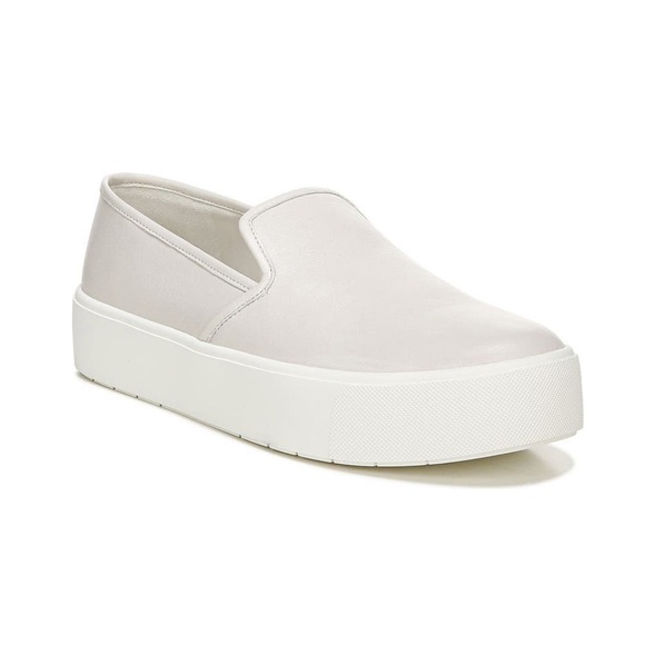 NEW VINCE leather slip on brenden shoes